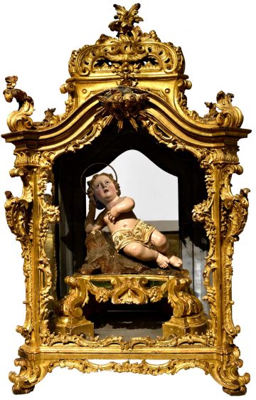 Menino Jesus em maquineta